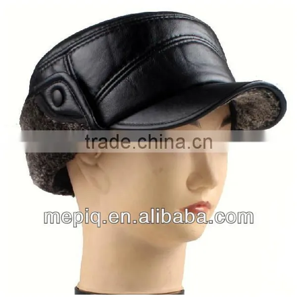 Fashionable Genuine Leather Woman Hat Cap