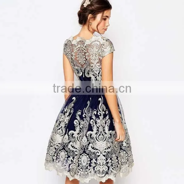 Walson 2017 Western Style Women Lace Prom Dresses photo-4