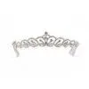 Engagement,bridal Jewelry Crystal Tiara SJ0557 With 925 Sterling Silver Plating
