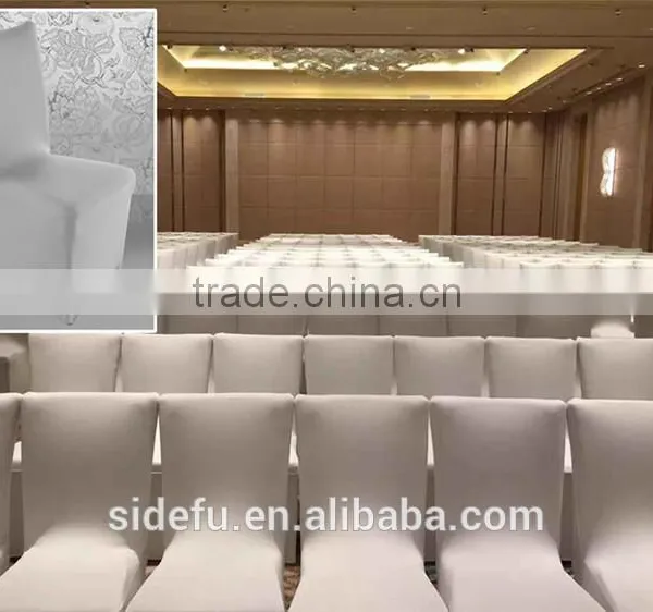 Luxury Wholesale White Lycra Spandex Chair Cover photo-4