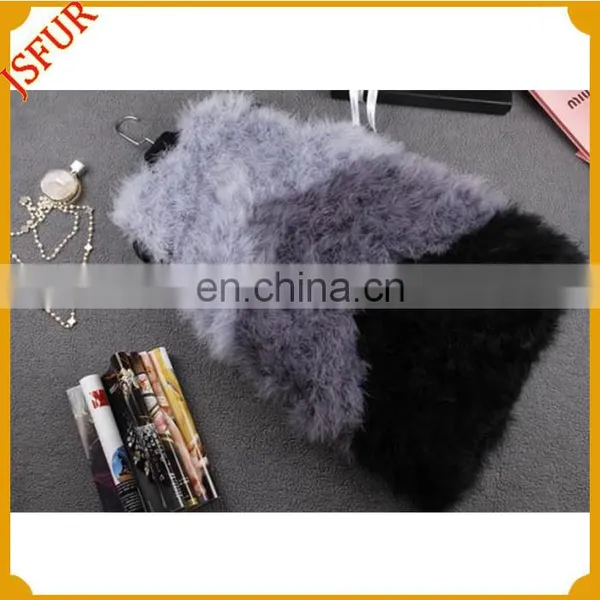 2015 Fashion Women's Long Real Turkey Fur Vest photo-2