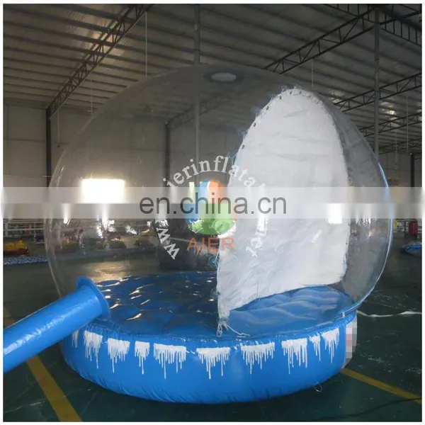 Hot Sale 3m Diameter Christmas Blue Inflatable Snow Ball photo-3