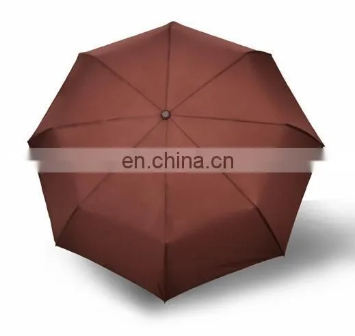 High Quality Bussiness Genuine Leather Handle Brand Sun Rain Umbrella 3 Fold Anti UV French Royal Umbrellas For/8K/106CM photo-4