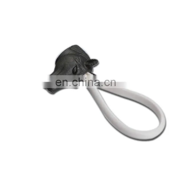 Lovely Animal Head Shaped Silicone Keychain photo-3