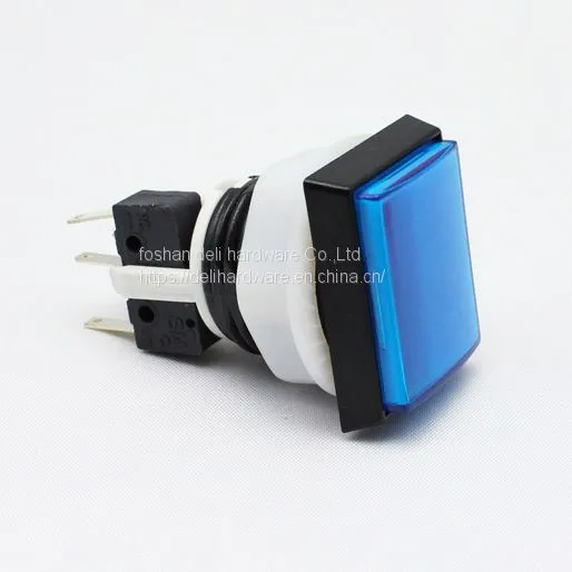 Arcade Parts Rectangle Waterproof Led Mini Push Button Switch photo-4
