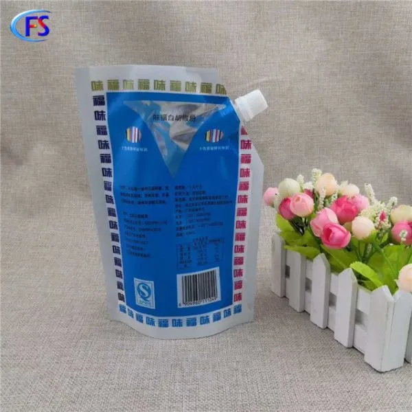 250ml Acid Chili Paste Packing Bag/Multi-layer Composite Materials Stand up Spout Bag for Tomato Sauce photo-4