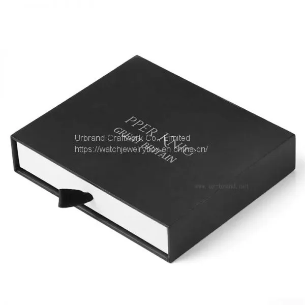 Custom Drawer Design Jewellery Necklace Box Packaging Drawer Charms Jewelry Gift Box With Hot Stamping Logo photo-4