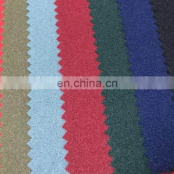Moss Crepe Fabric Garment Plain Dress Polyester Spandex Printing photo-2
