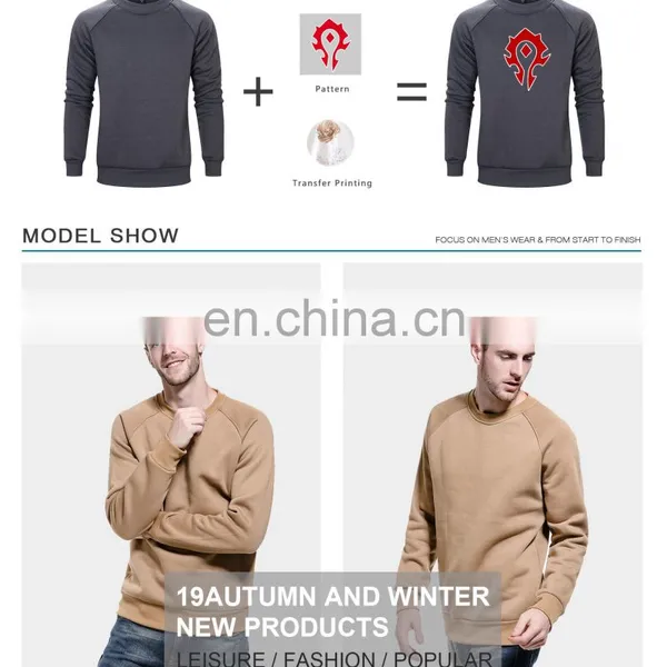 Manufacturer Custom Logo Unisex Mens Womens Oversized Plain Blank Pullover Hoodie Sweatshirt photo-2