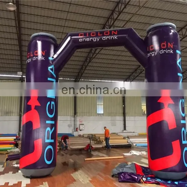 Attractive Customized Inflatable Bottle Arch, Digital Printing Inflatable Archway For Promotion Advertising photo-2