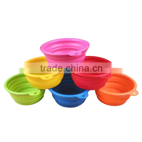 Food Storage Containers Collapsible Pet Bowl Silicone Bowl Foldable Bowl Dog Pet Bowl photo-3