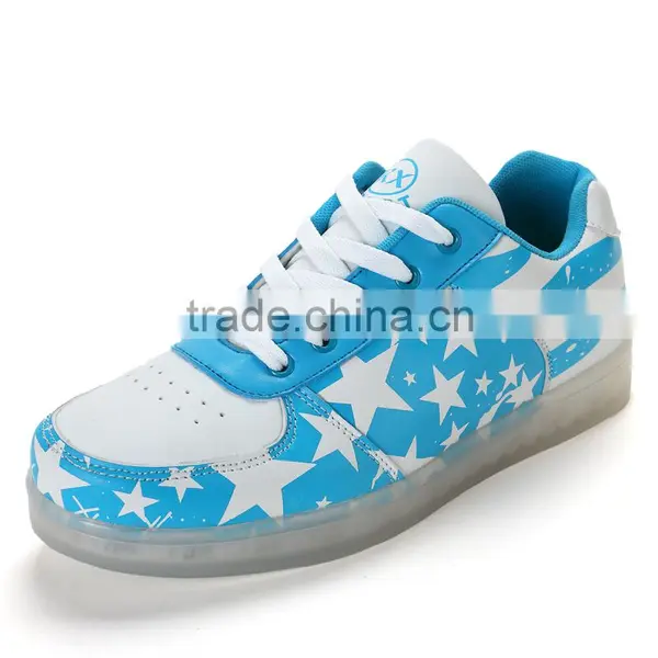 2016 Hot Selling Light USB Rechargeable Shoes Led Women photo-3