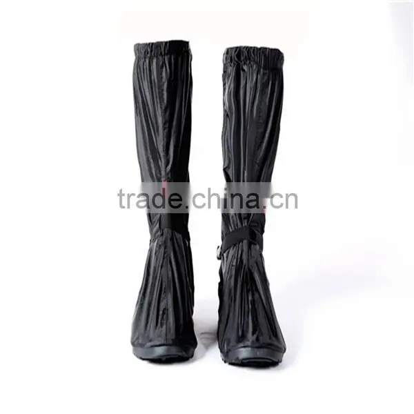 Hot Sale PVC Outsole Material and Low Upper Material Black Rain Shoe Cover