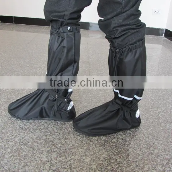 Polyester PVC Motorcycle Rain Shoe Cover photo-3