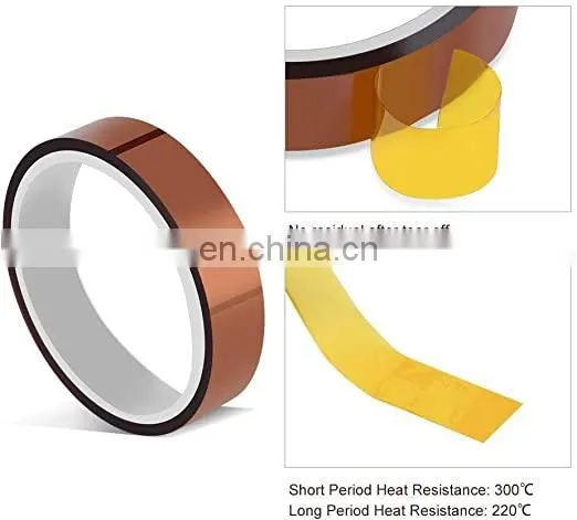 Polyimide FPE Material Film Electrical Isolating Adhesive Golden Finger Tape photo-3