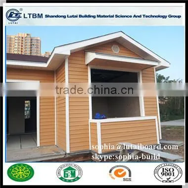 Wood grain cement construction panel