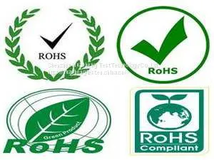 Blackboard Stickers ROHS2.0 Testing Laboratory