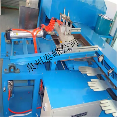 Cotton Double Side Glove Dotting Machine Work Dotted Gloves Machine Nylon Knitted Gloves Dotted Machine photo-3