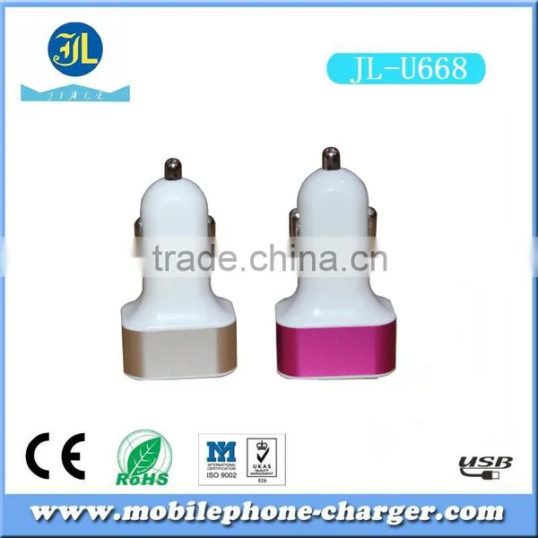 2016 Factory OEM ODM 12v Usb Charger Car Triple Usb Charger photo-5