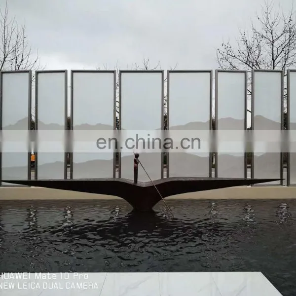 2021 Hot Sale Fabric Sandwich Laminated Glass With Customized Size photo-3