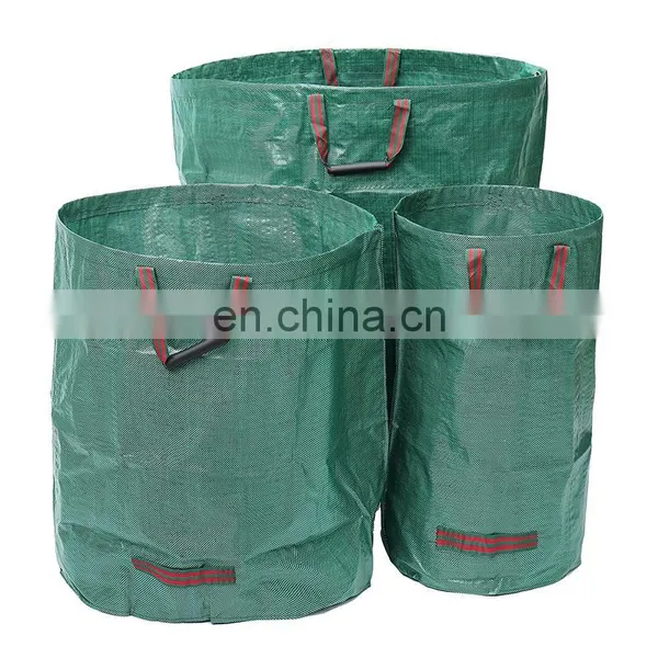 Heavy Duty Extra 500L Black Large Plastic Yard Cleanup Bags for Clipping photo-5