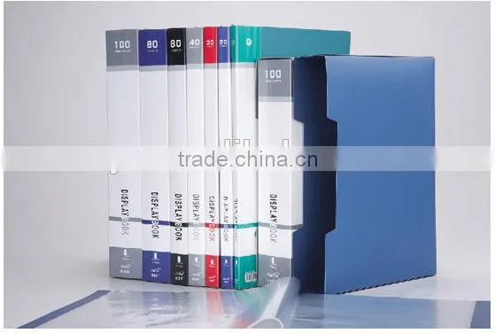 30 Pockets Presentation Document Rectangle Plastic Display Book photo-2