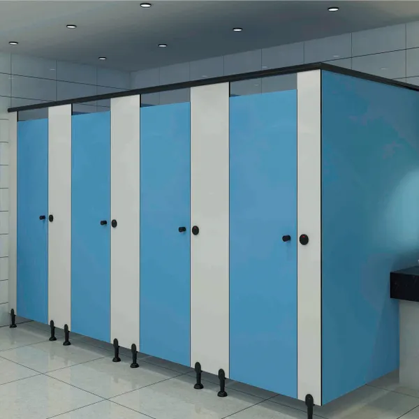 HPL Waterproof Public Toilet Partition/ Bathroom Partition Wall/ Wc Divider Board Toilet Partit Cubicle photo-2