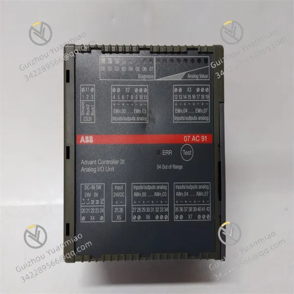 07AC91 GJR5252300R0101 Analog I/O Module ABB photo-3