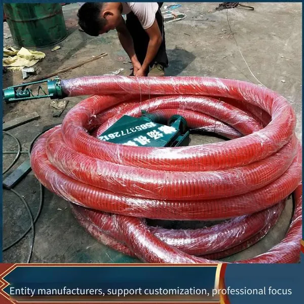 Household Spring Auger Material Feeder, Mobile Hose Suction Feeder, 10-meter-long Hanging Grain Suction Machine for Loading photo-4