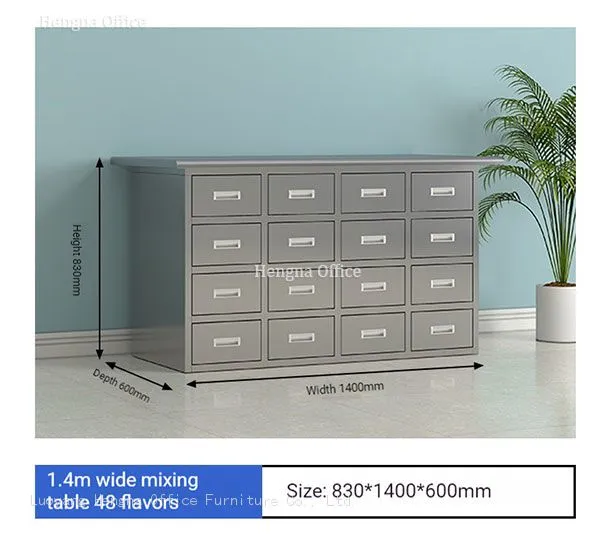 Easy-to-clean Metal Apothecary Chest |for Acupuncture Research in Boston | Medical-grade & Sanitary photo-1