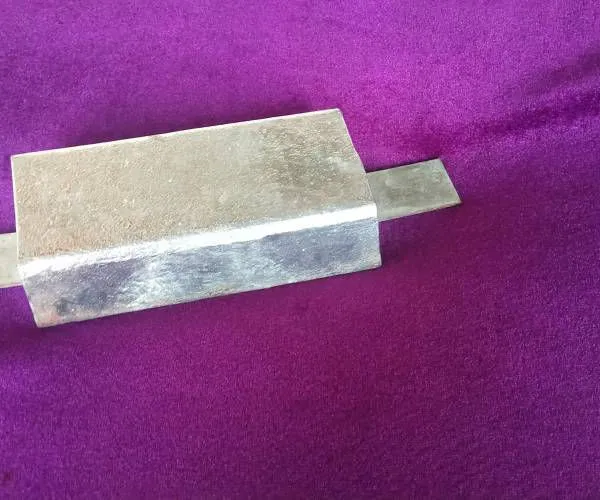 Welded Aluminum Alloy Anode, 16kg Aluminum Anode for the Inner Wall of Storage Tanks photo-2