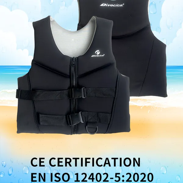 CE certification Buoyancy EPE foam vest surfing jacket Nylon weskit