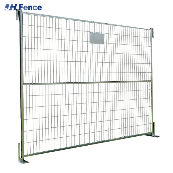 Temporary Fence Panels With Plastic Feet for Secure Construction Sites photo-4