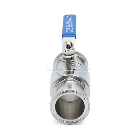 Stainless Steel Sanitary Grade Quick Release Ball Valve Clamp Ball Valve Buckle Type Food Grade Manual Ball Valve photo-2