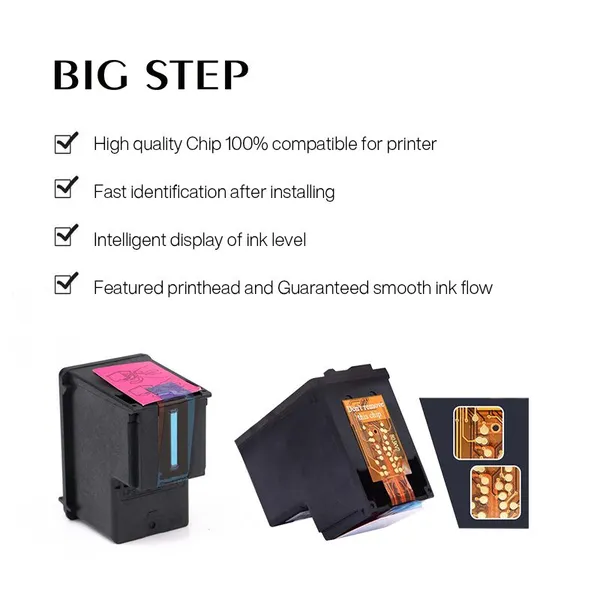 Wholesale Ink Cartridge HP 667 667 XL 667 HP667 Color Inkjet Compatible for HP Deskjet Ink Advantage 1275 Printer photo-4