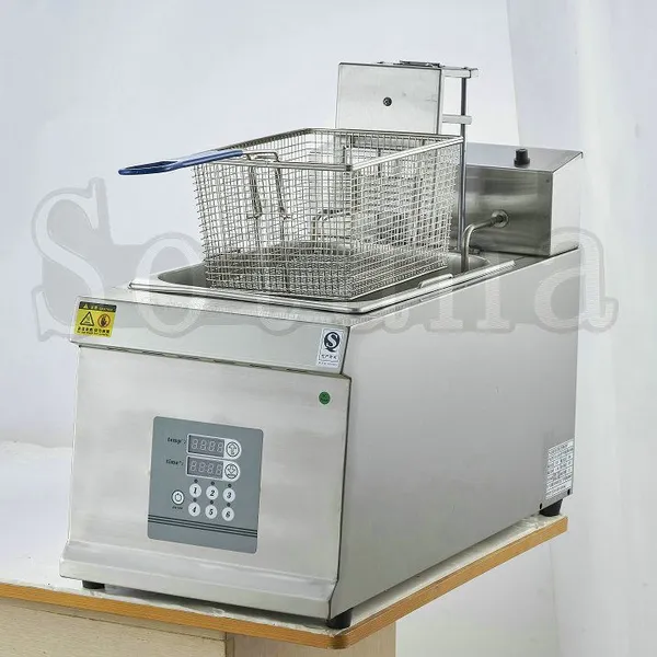 Single-cylinder Tabletop Automatic Lifting Electric Frying Oven/pot