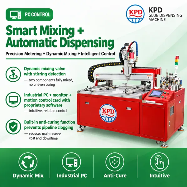 2 Part ab Silicone Potting & Encapsulation Machine for Junction Box Sealing