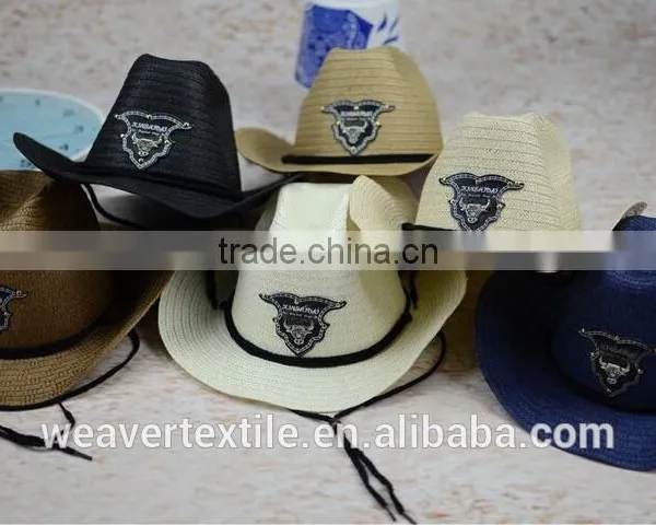Promotion for Summer Sunshade Protection Straw Hat Wholesale Customized Cowboy Hat Unisex photo-6