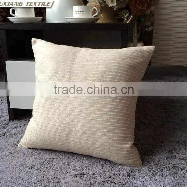 Yarn-Dyed Stripe Plain Back Brace Christmas Chair Cushion Covers