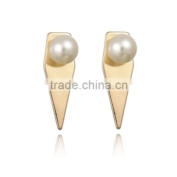 Front Back Ear Cuff Wholesale Handmade 18k Gold Plated Ear Cuff Jewelry on Sale photo-5