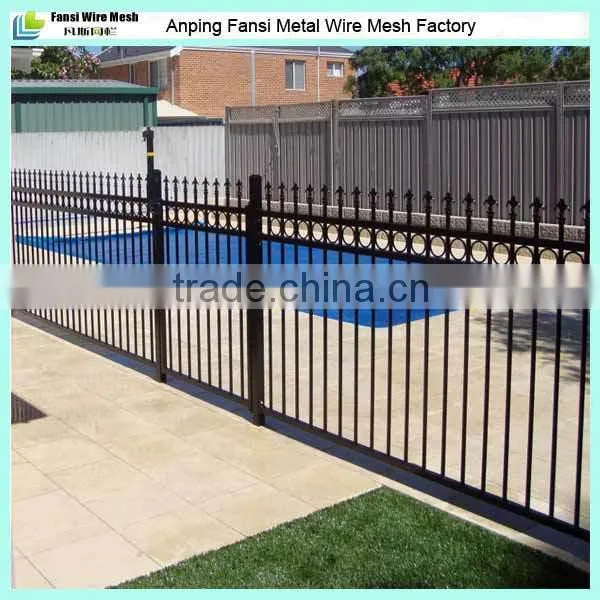 Hot Sale Metal Swimming Pool Fence Designs, High Security Fence photo-4