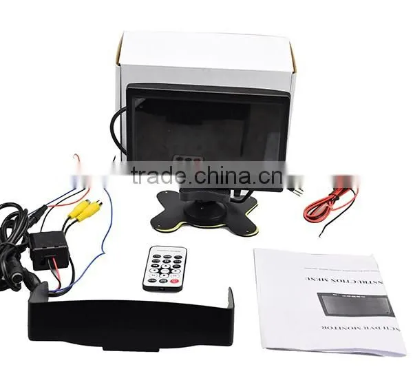 7"Stand Alone Car Monitor With Headrest Mount Frame,reverse Camera Input ,Car Screen for Video photo-6