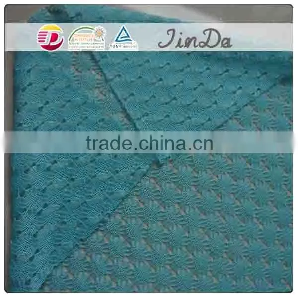 African Cheaper Yarn Dyed Lace Fabric photo-2