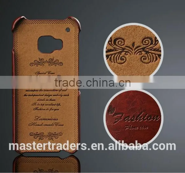 Original Fashion Wax Grain PU Leather Back Cover Case With Card Slot For HTC One M9 MT-3556 photo-5