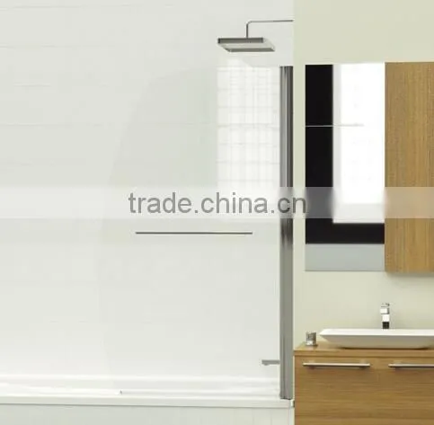 Sail Bath Screen,5mm Toughened Glass Freestand Bath Screen photo-2