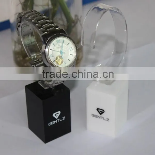 Solid Plastic/ Acrylic Watch Holders Branded Your Logo