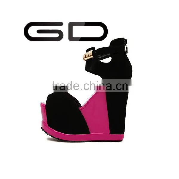 GDSHOE Fashion Sandals Ladies Beautiful Wedge Shoes photo-2