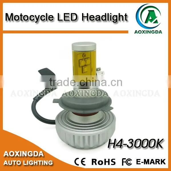 2015 Newest Fanless All in One Design 4300K H4 Motorcycle LED Headlight photo-2