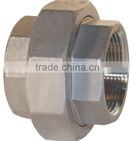 1/4 " NPT Male /FemaleThread Union Pipe Fittings Stainless Steel Union photo-6