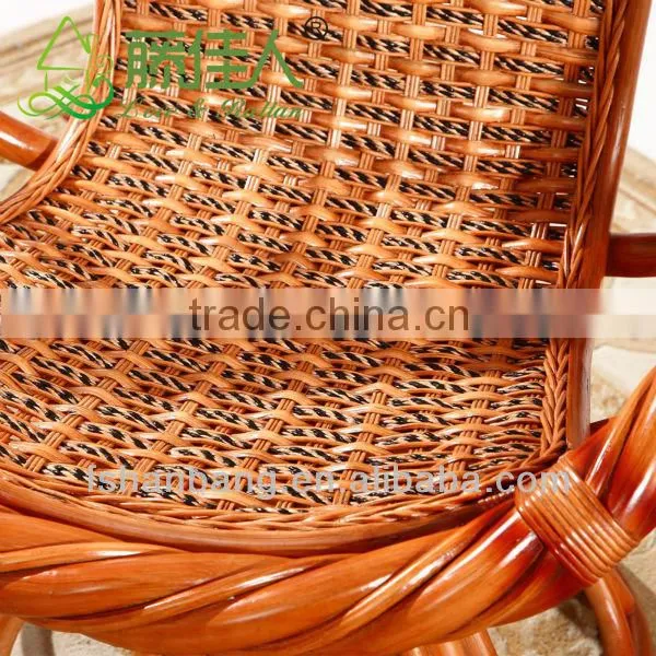 Fashion Outdoor Leisure Cane Coffee Shop Swivel Chair photo-6